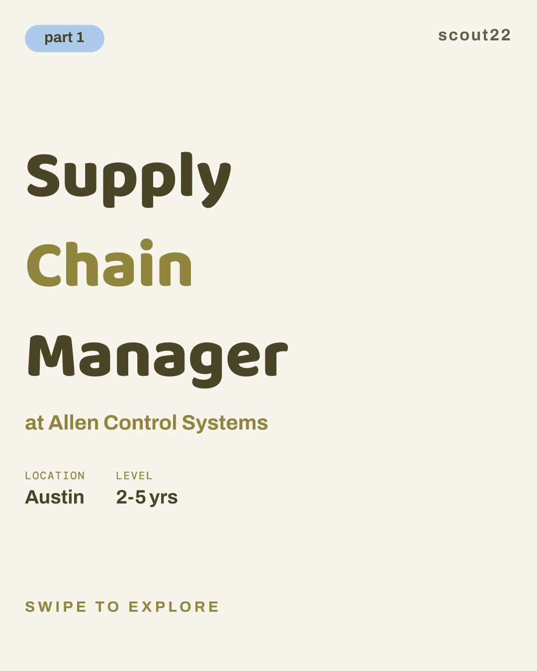 Supply Chain Manager at Allen Control Systems