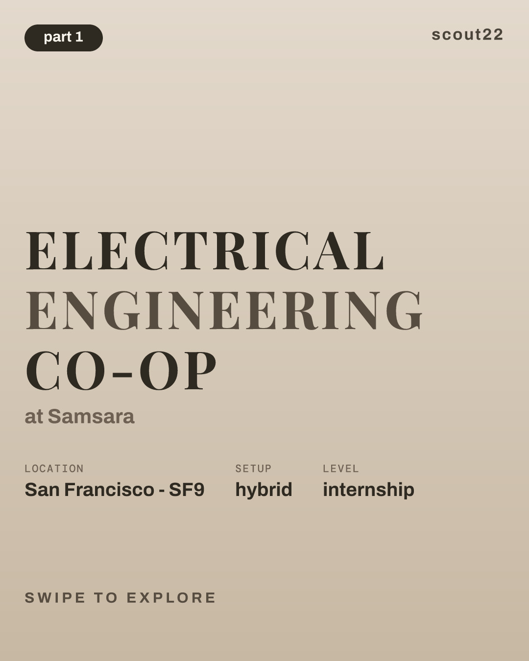 Electrical Engineering Co-Op at Samsara