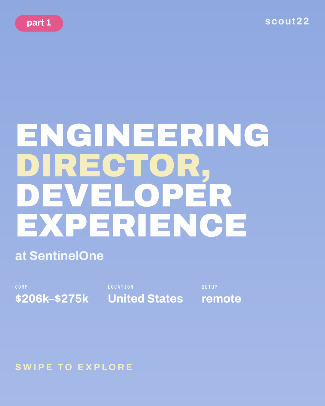Engineering Director, Developer Experience at SentinelOne