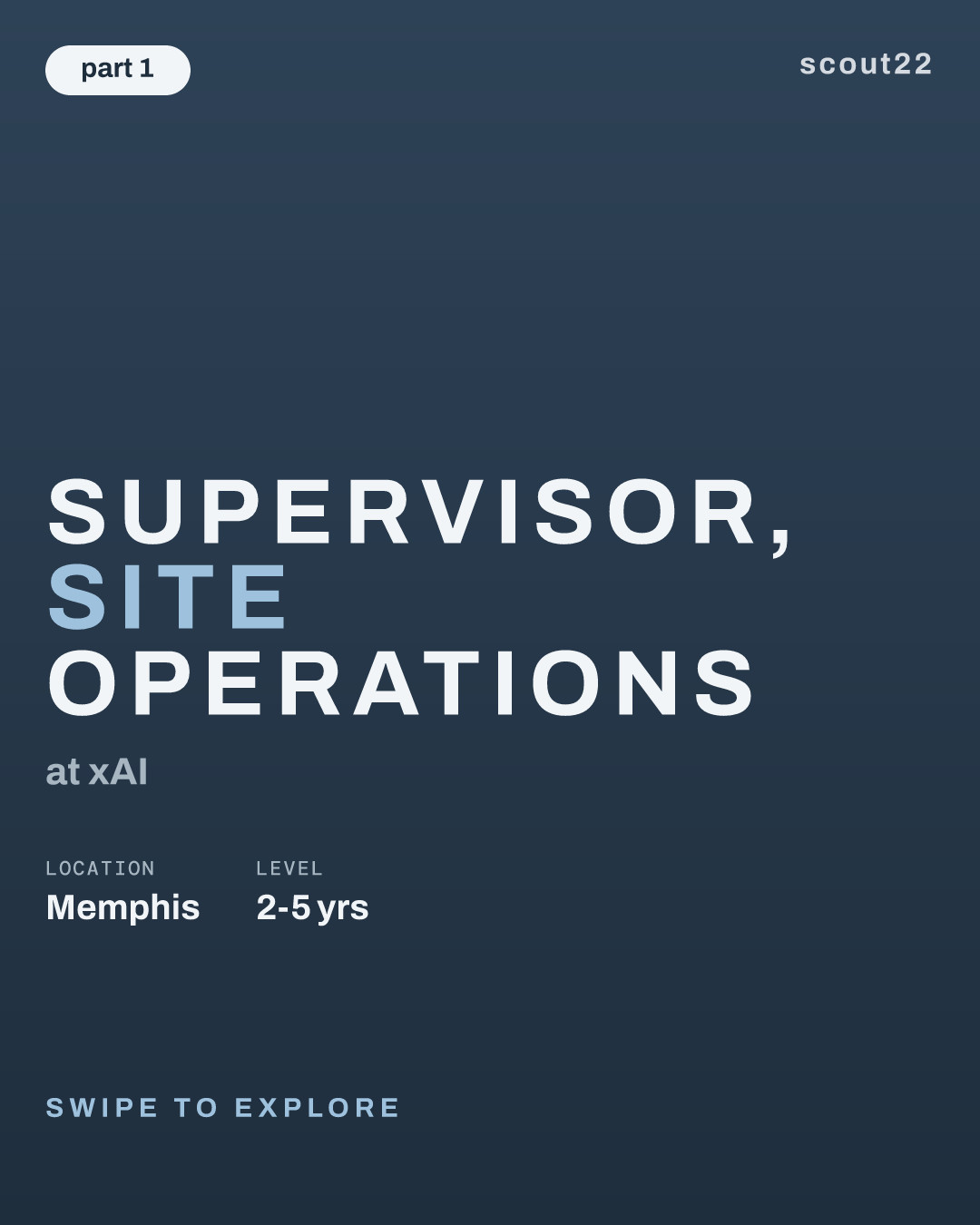 Supervisor, Site Operations at xAI
