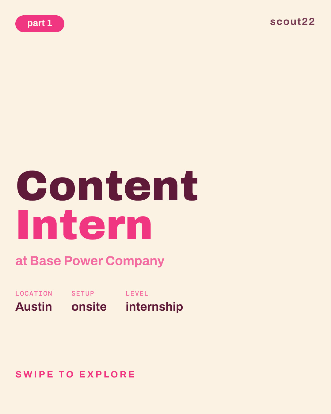 Content Intern at Base Power Company