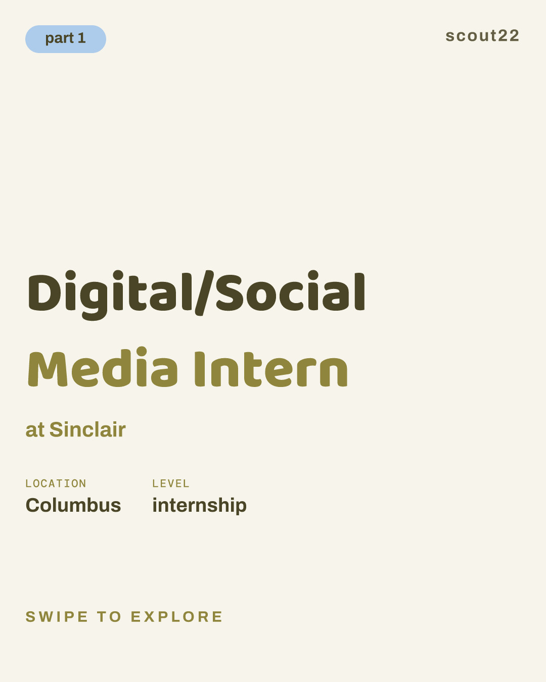 Digital/Social Media Intern at Sinclair