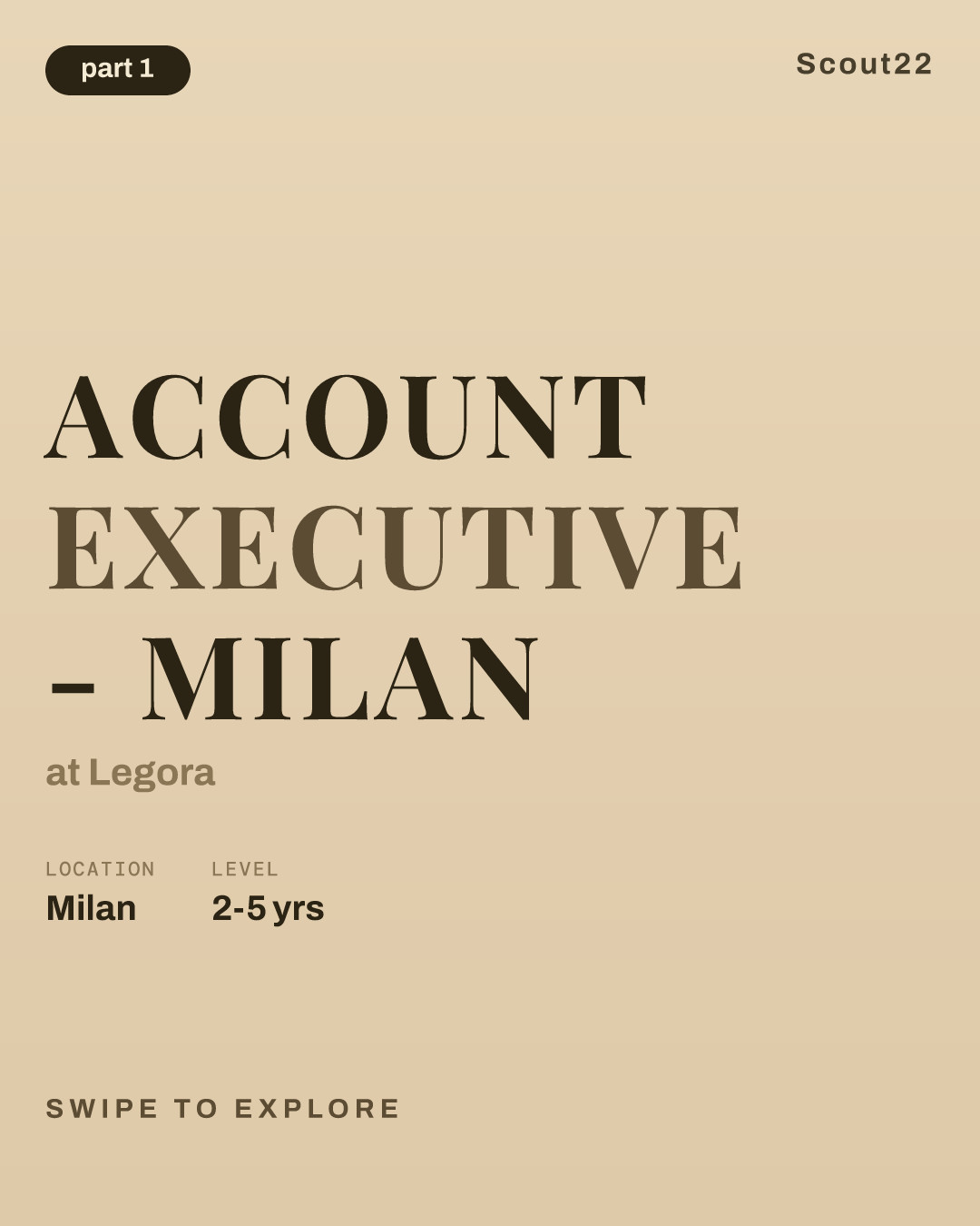 Account Executive - Milan at Legora