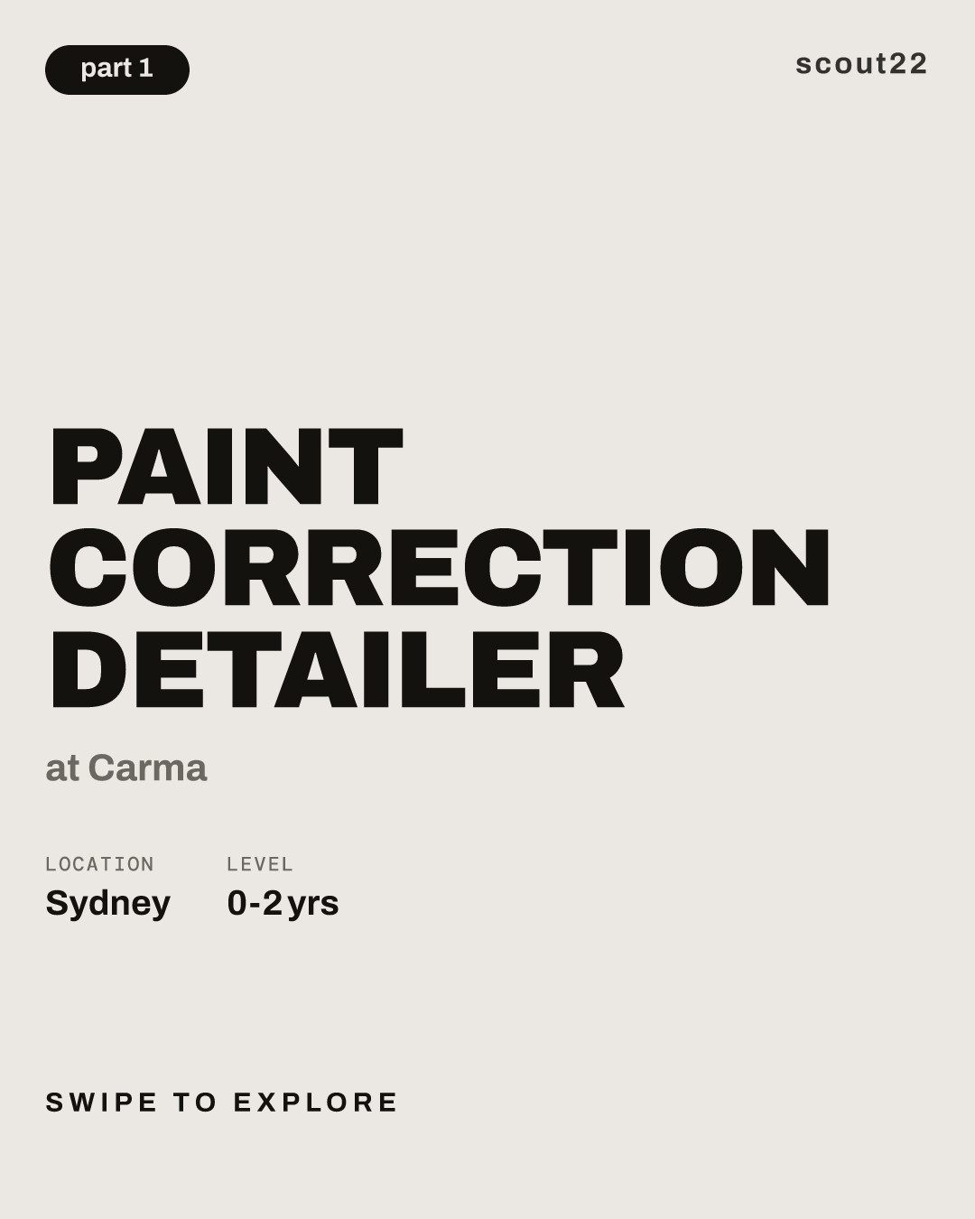 Paint Correction Detailer at Carma