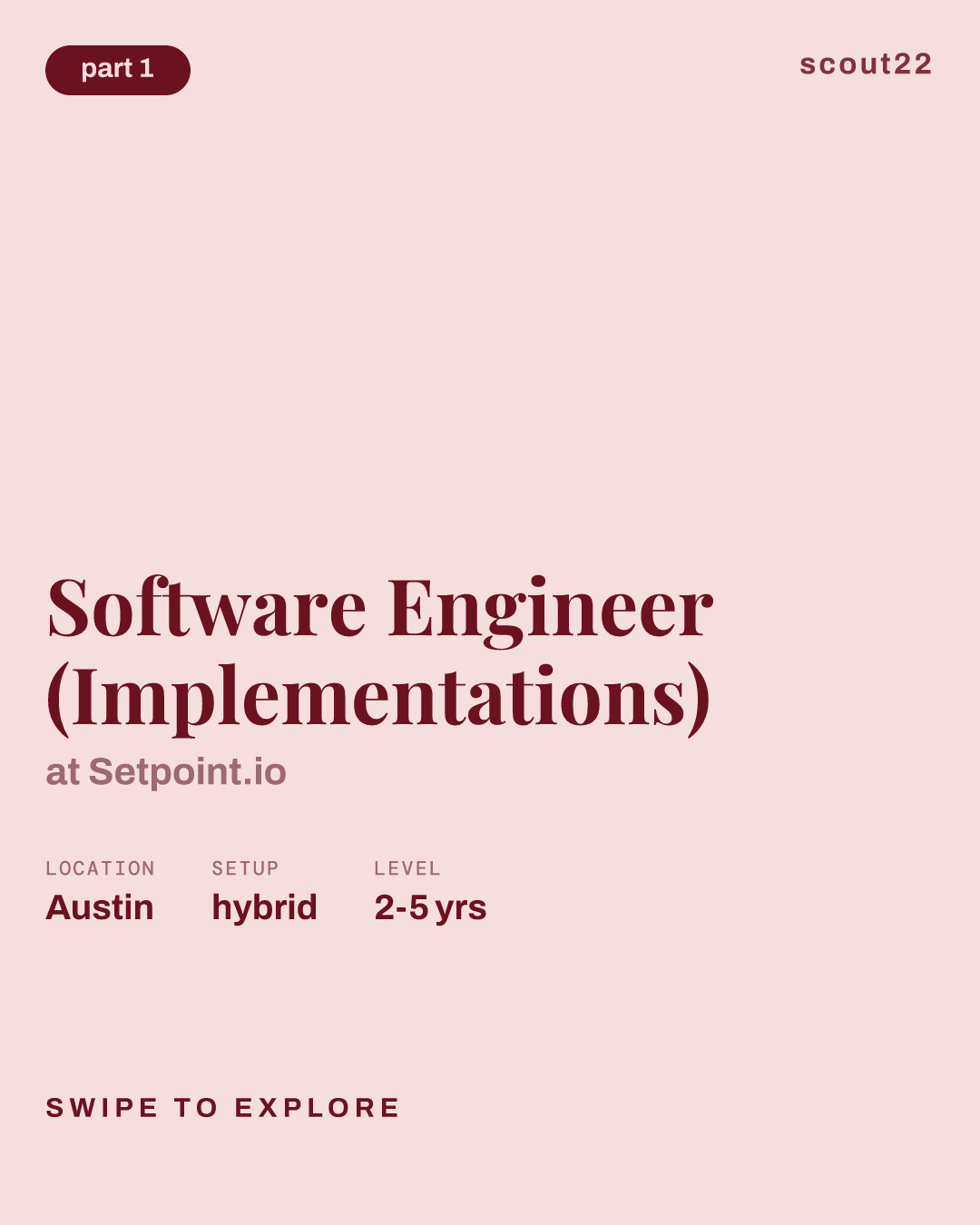 Software Engineer (Implementations) at Setpoint.io