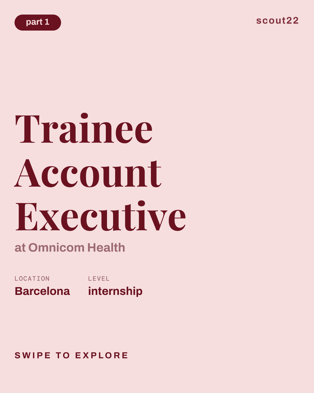 Trainee Account Executive at Omnicom Health