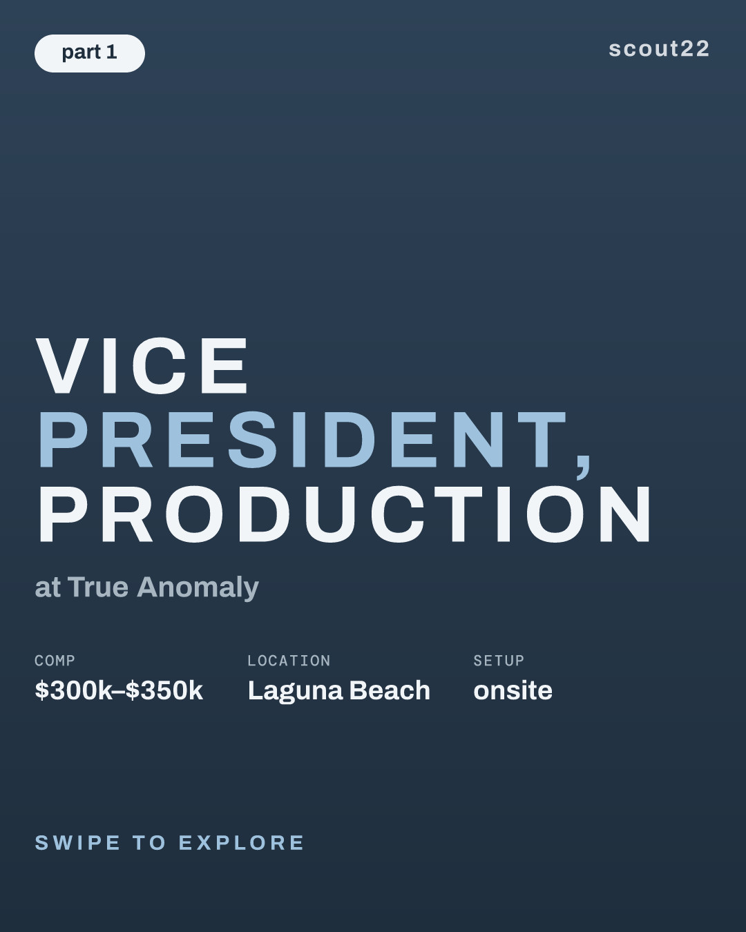 Vice President, Production at True Anomaly