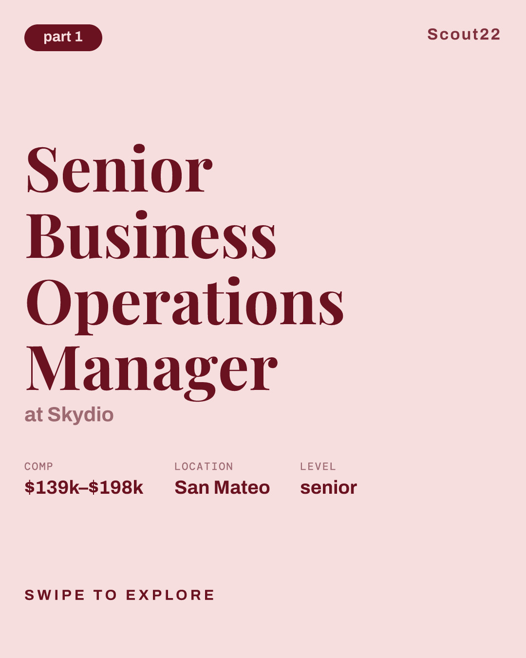Senior Business Operations Manager at Skydio