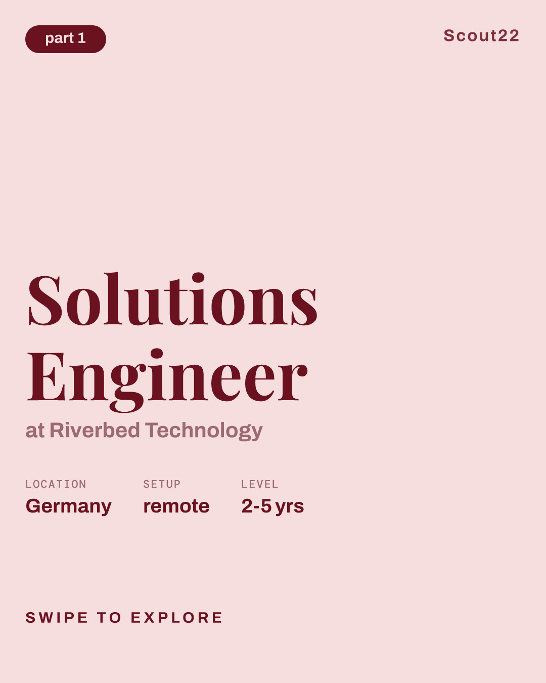 Solutions Engineer at Riverbed Technology