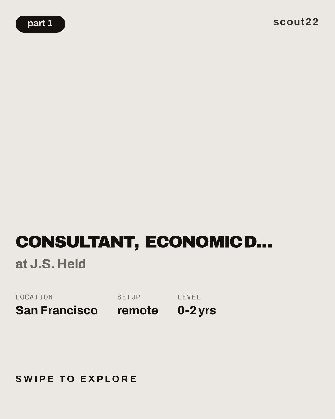 Consultant, Economic Damages & Valuations - Summer 2027 (New Grad) at J.S. Held