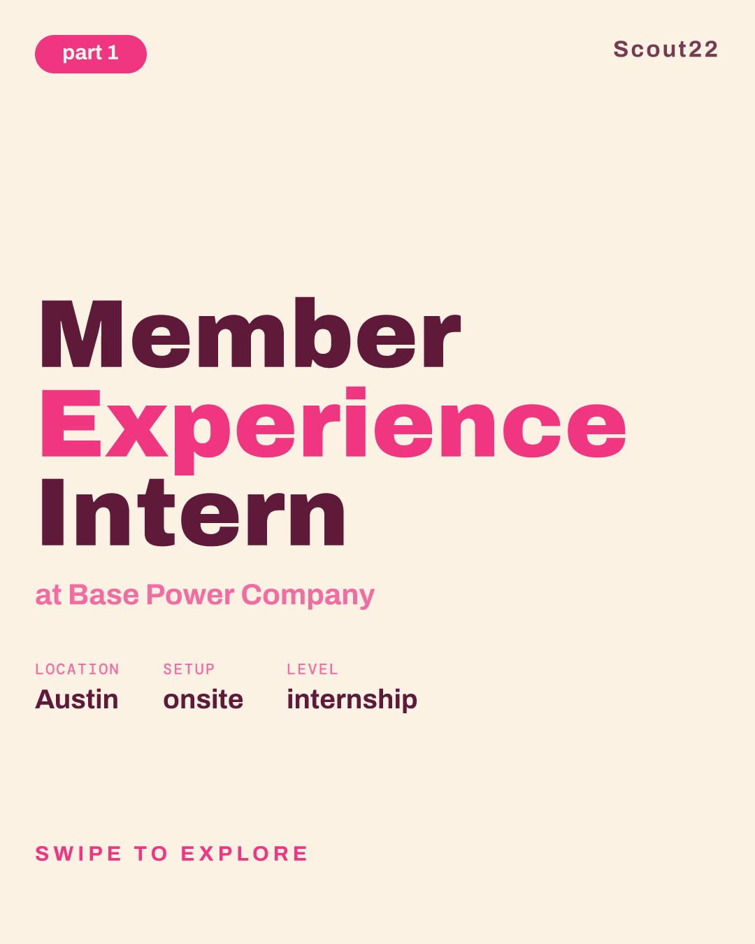 Member Experience Intern at Base Power Company