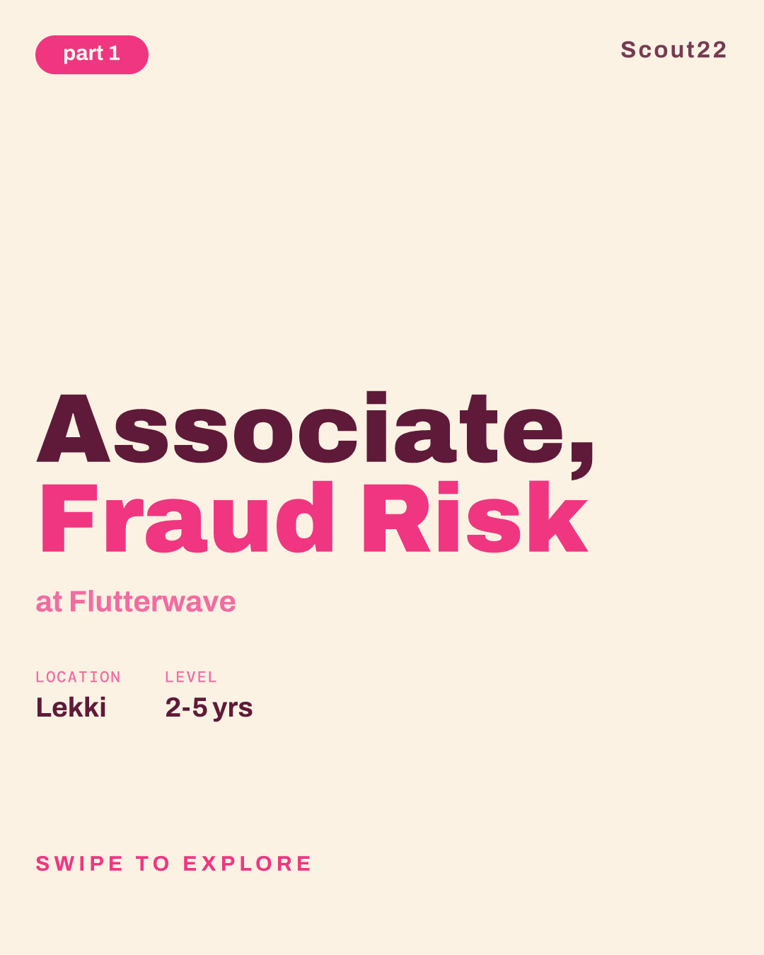 Associate, Fraud Risk at Flutterwave