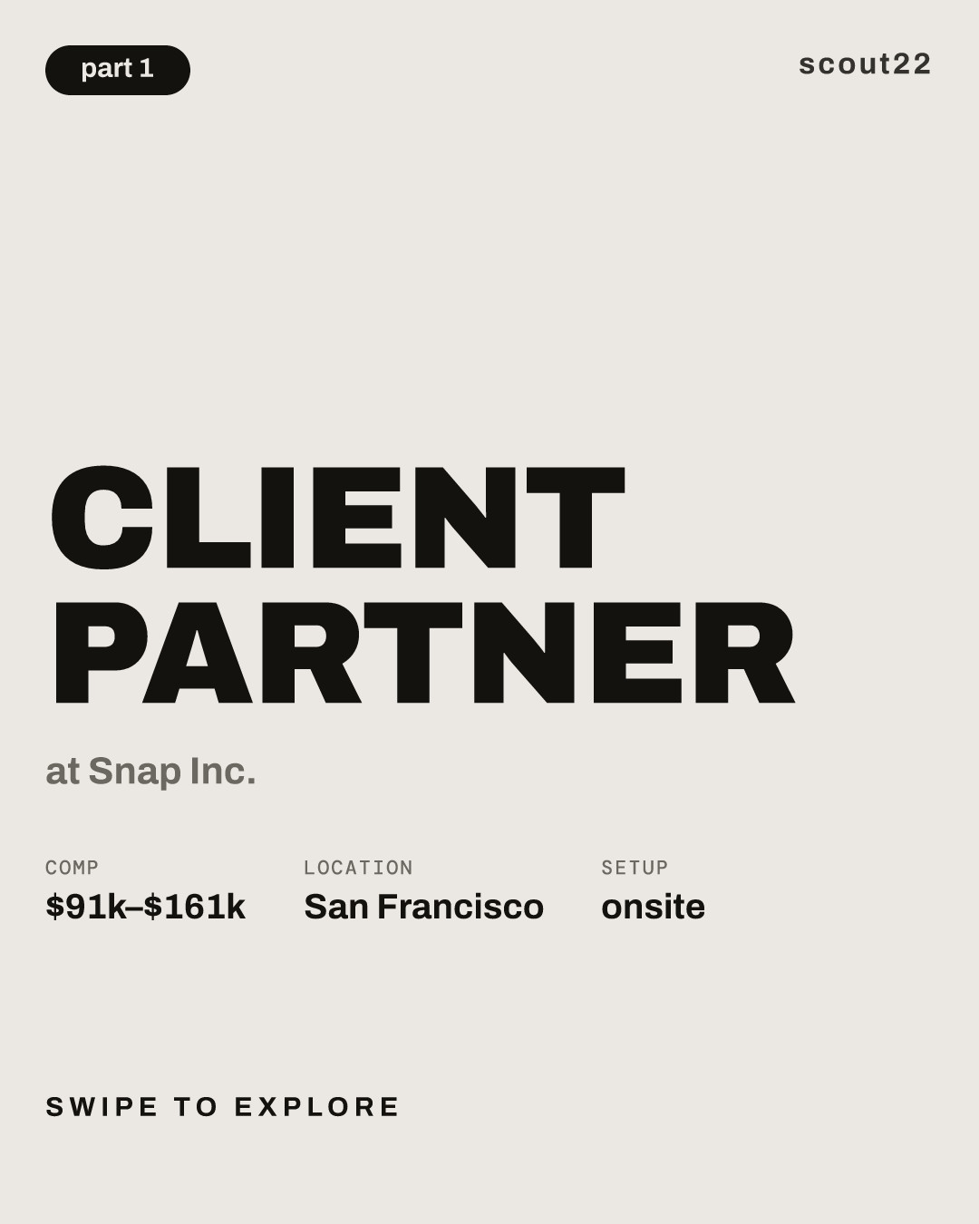 Client Partner at Snap Inc.