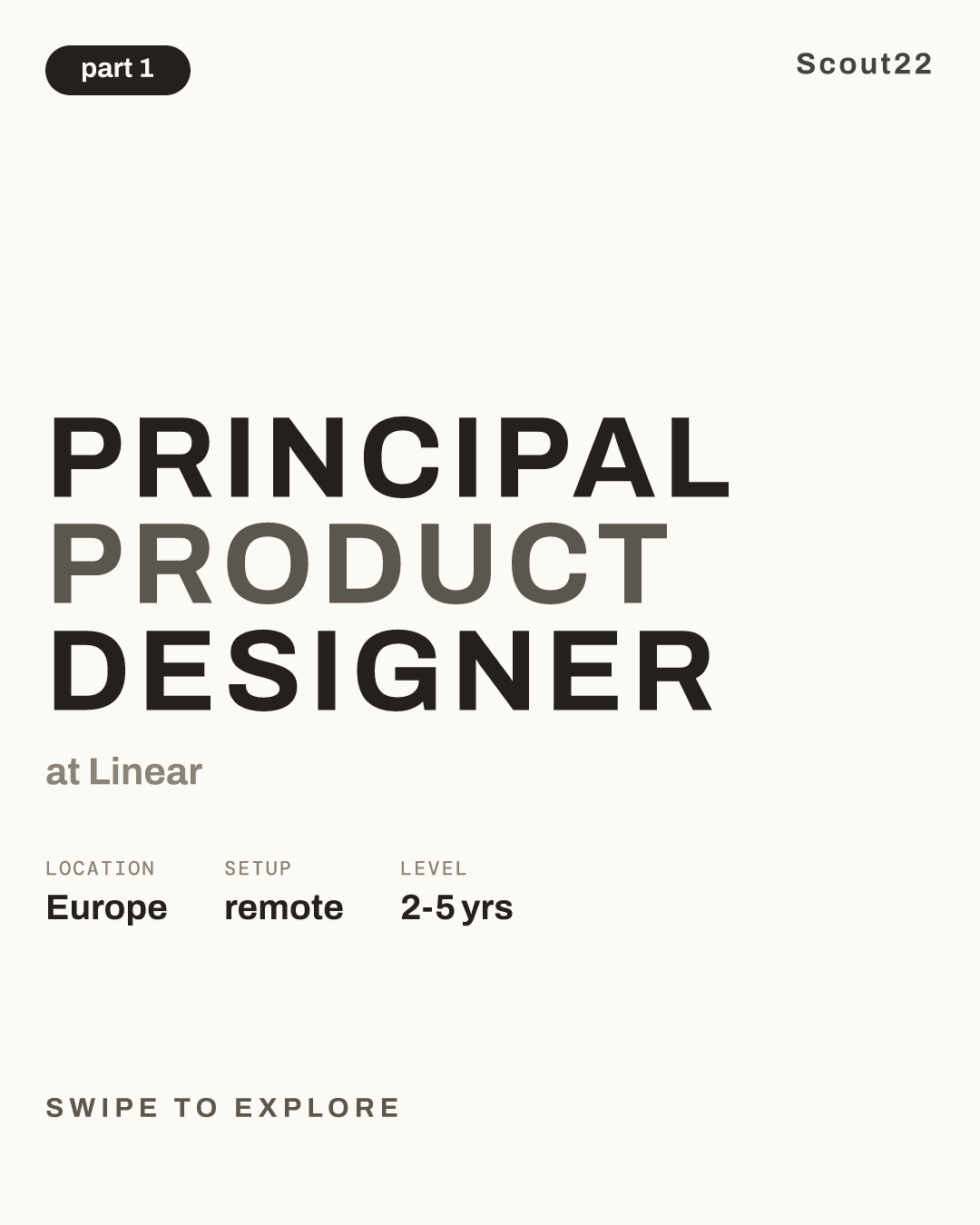 Principal Product Designer at Linear