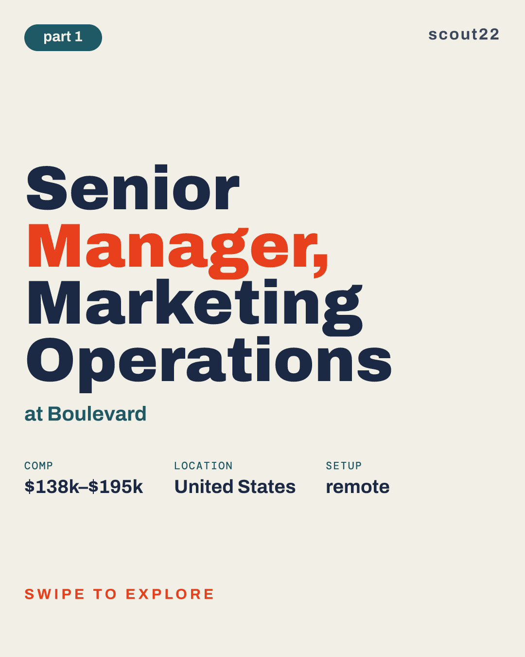 Senior Manager, Marketing Operations at Boulevard