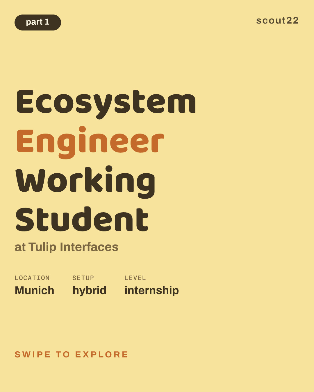 Ecosystem Engineer Working Student at Tulip Interfaces