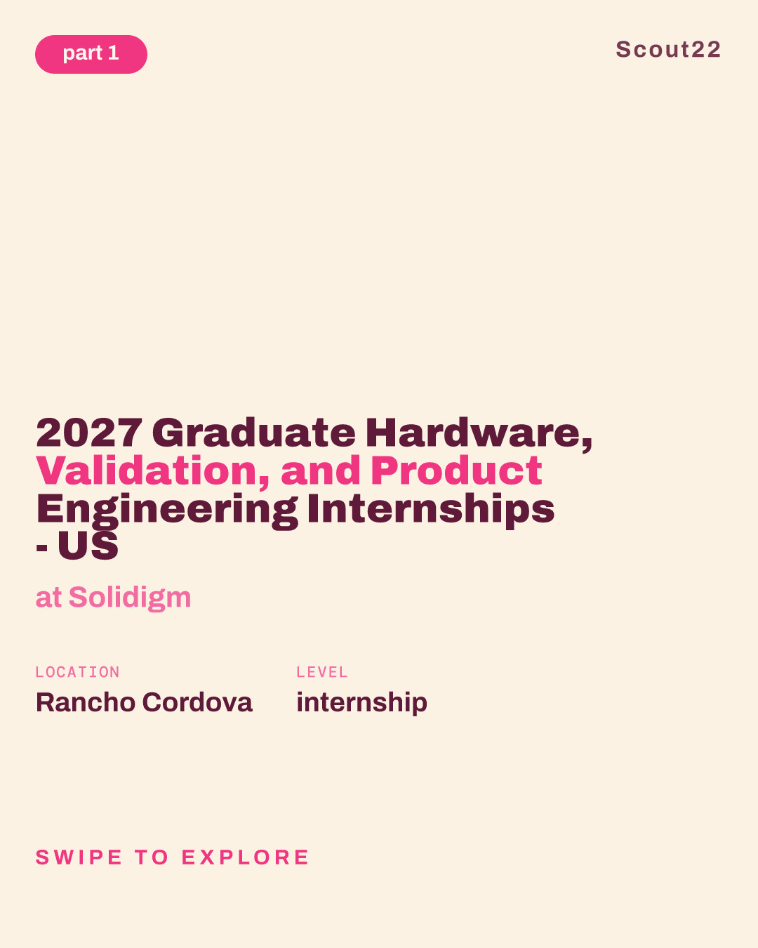2027 Graduate Hardware, Validation, and Product Engineering Internships - US at Solidigm