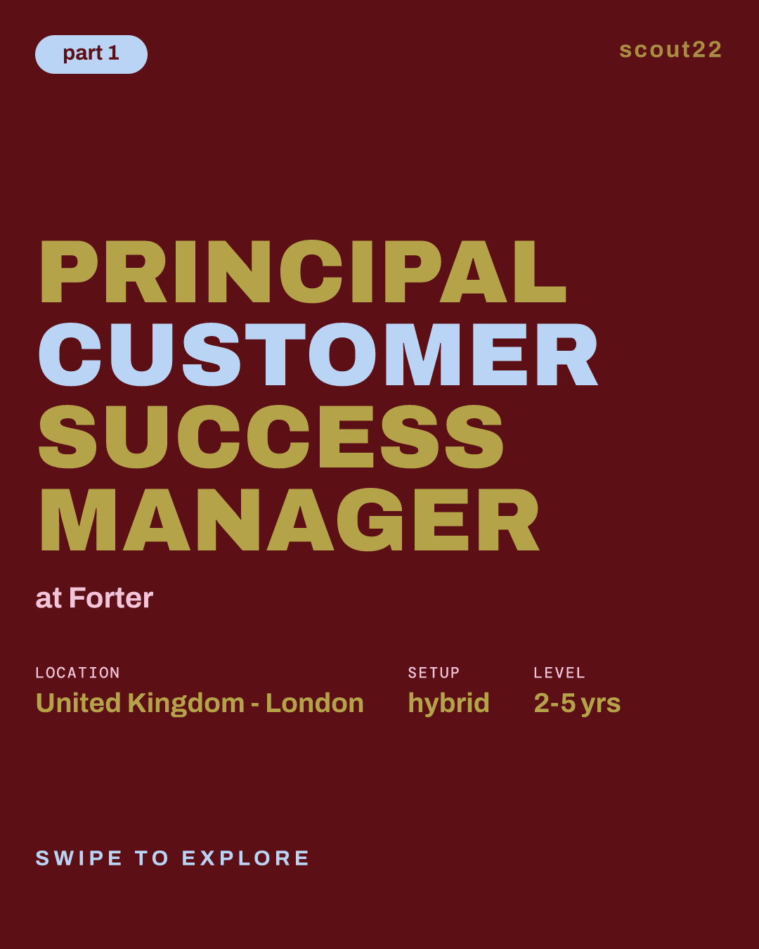 Principal Customer Success Manager at Forter