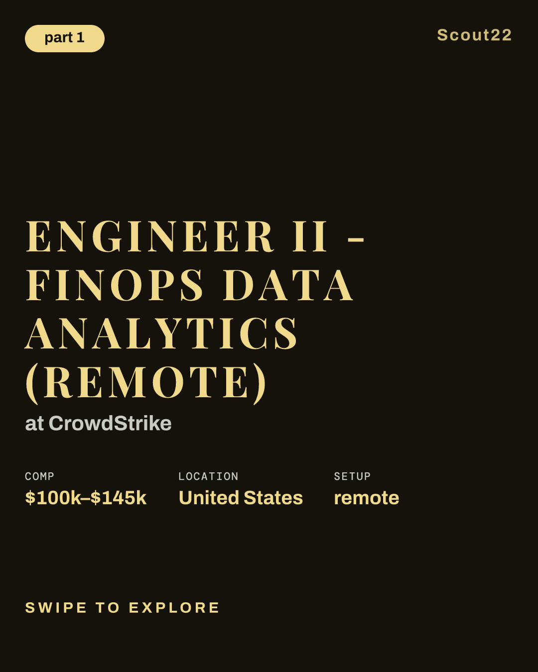 Engineer II - FinOps Data Analytics (Remote) at CrowdStrike