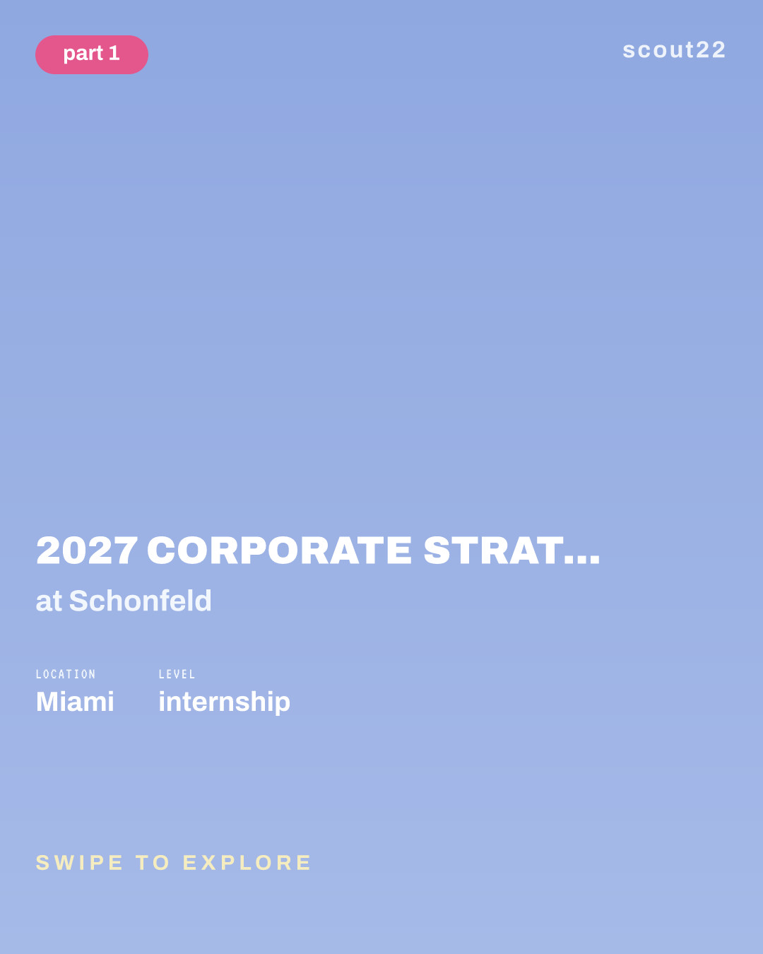 2027 Corporate Strategy & Transformation Intern at Schonfeld