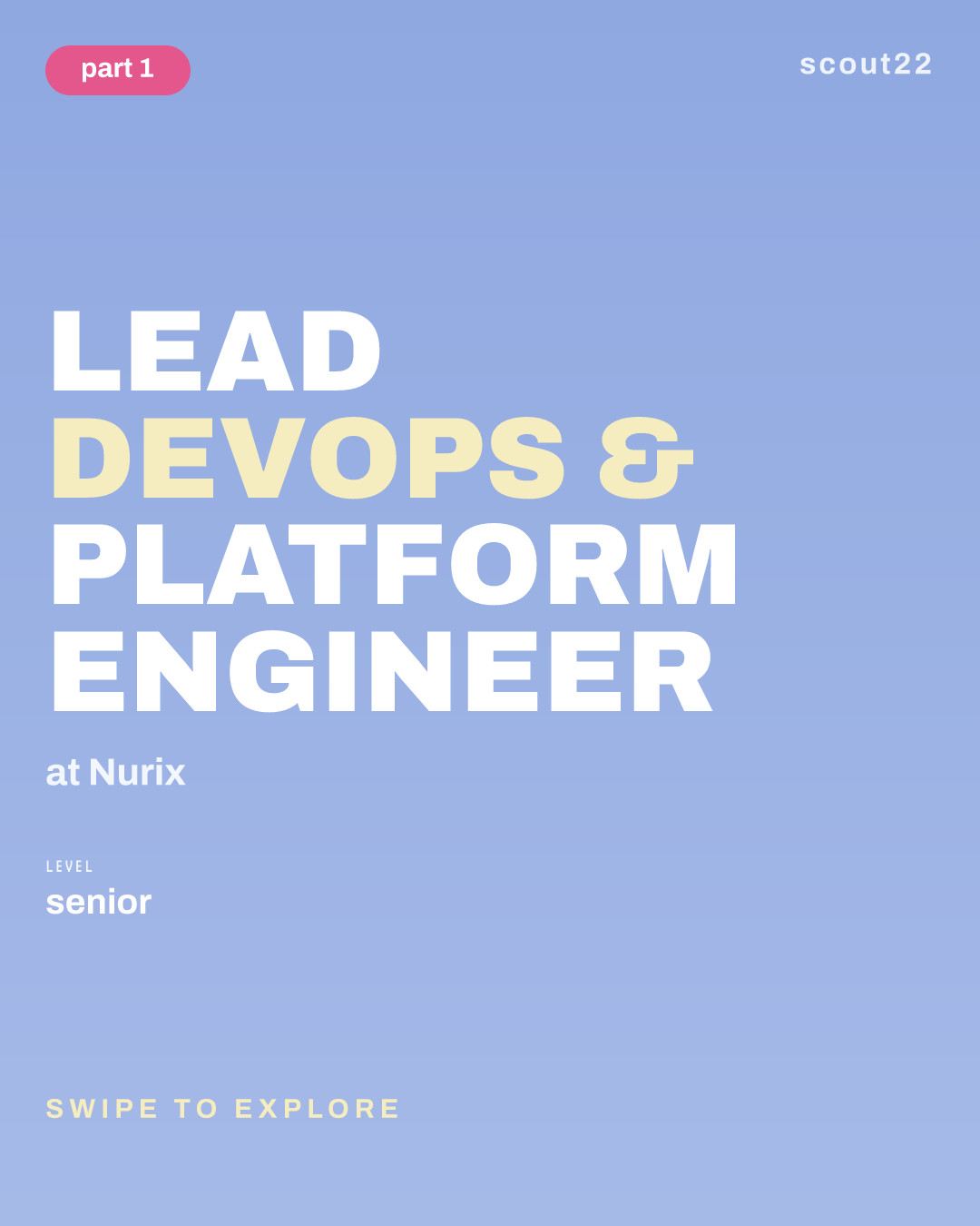 Lead DevOps & Platform Engineer at Nurix