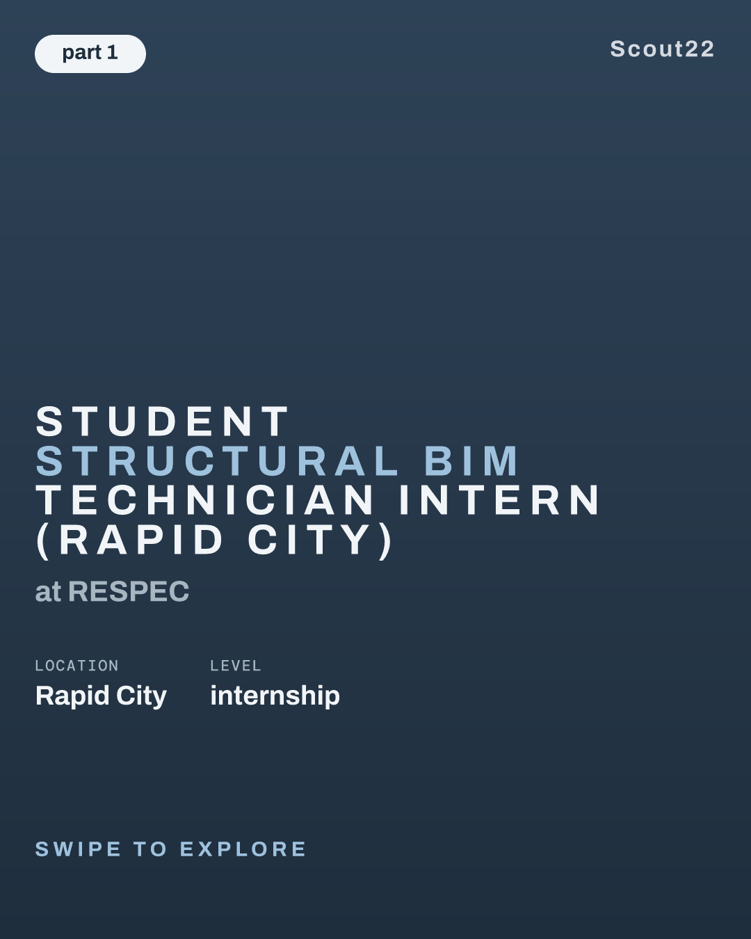 Student Structural BIM Technician Intern (Rapid City) at RESPEC