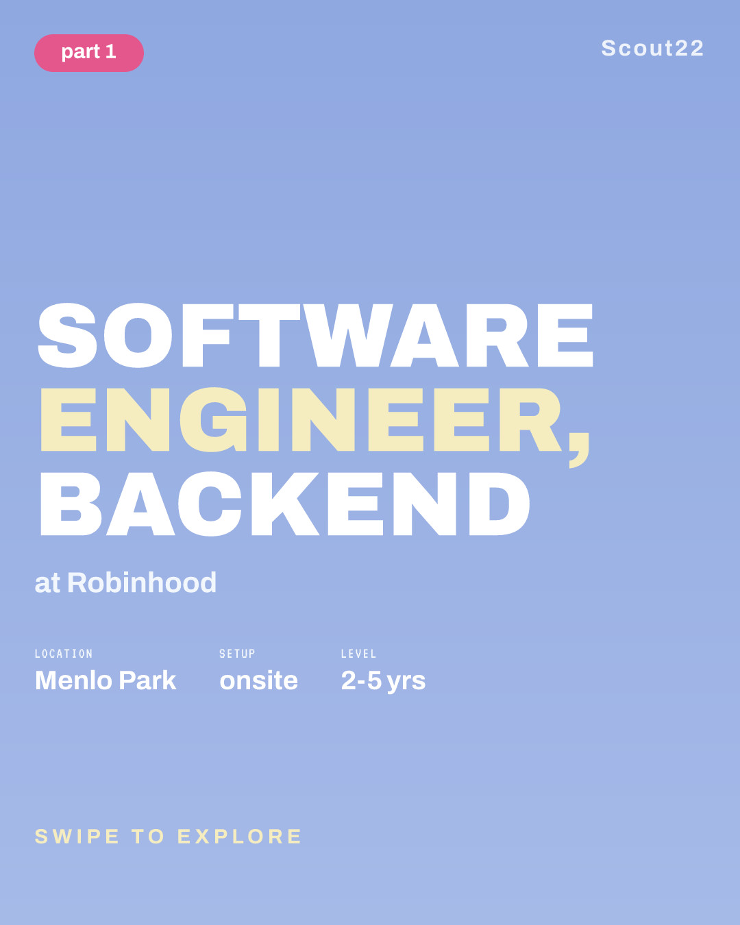 Software Engineer, Backend at Robinhood