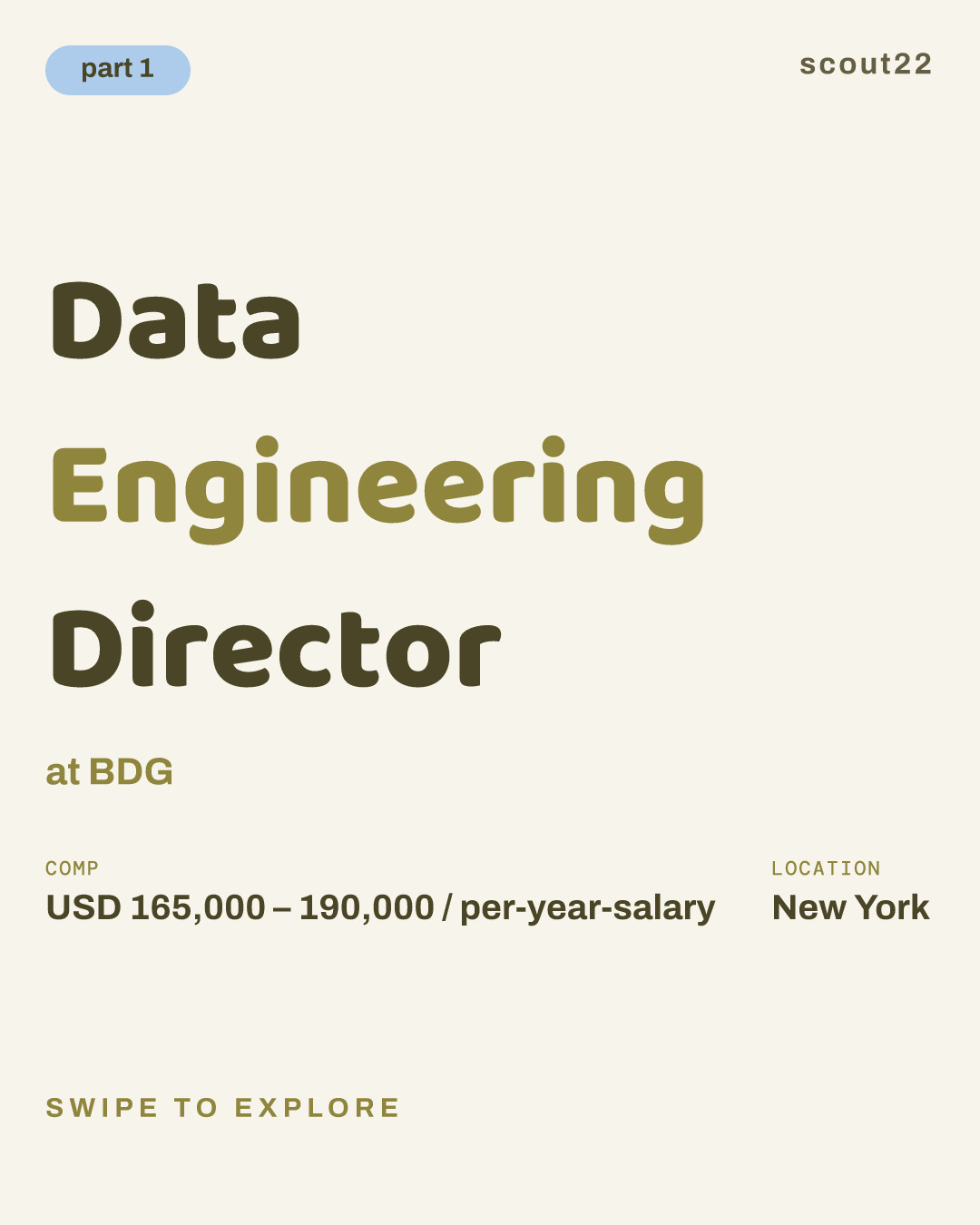 Data Engineering Director at BDG