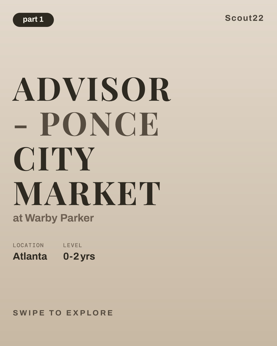 Advisor - Ponce City Market at Warby Parker