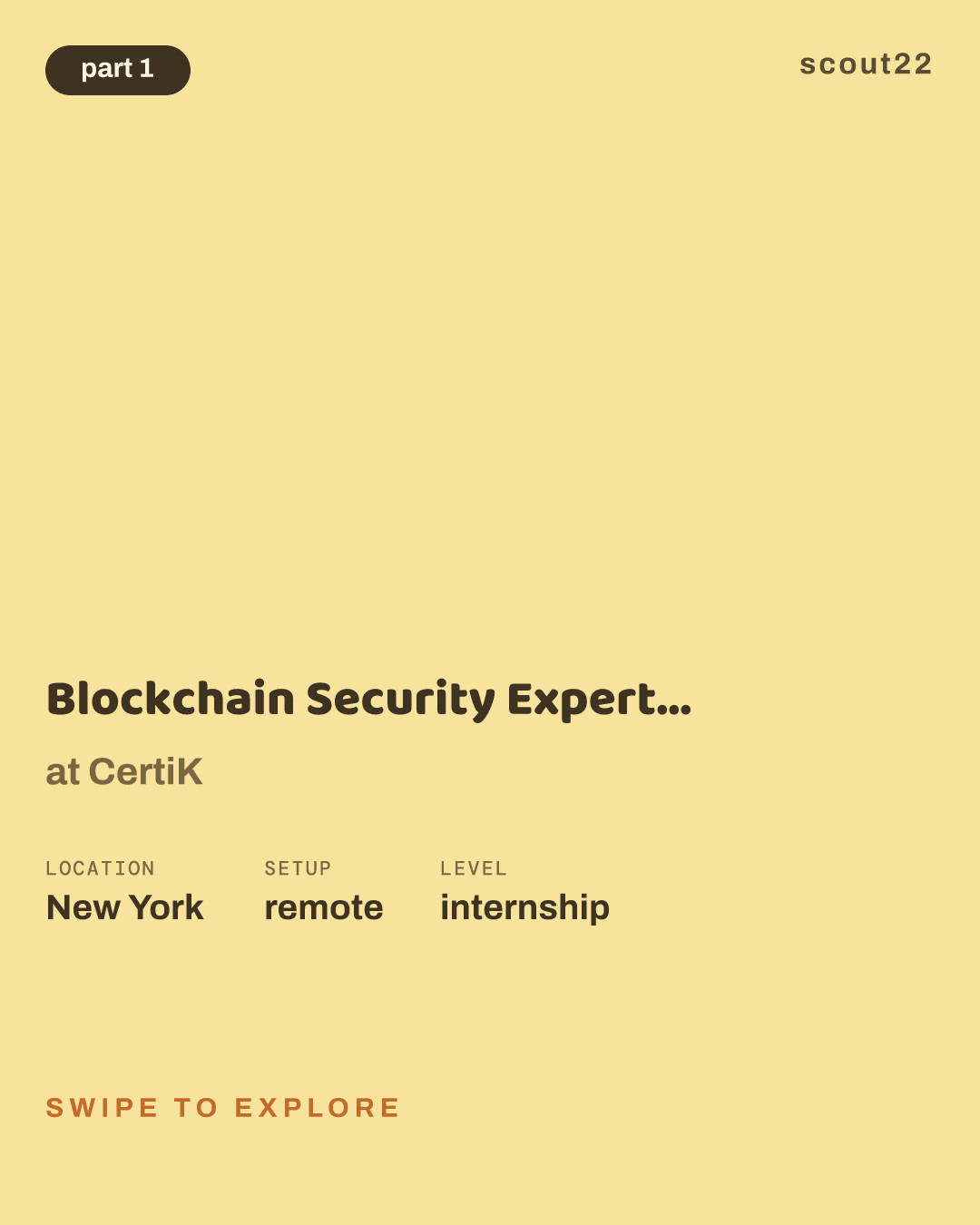Blockchain Security Expert Intern - AI Track at CertiK