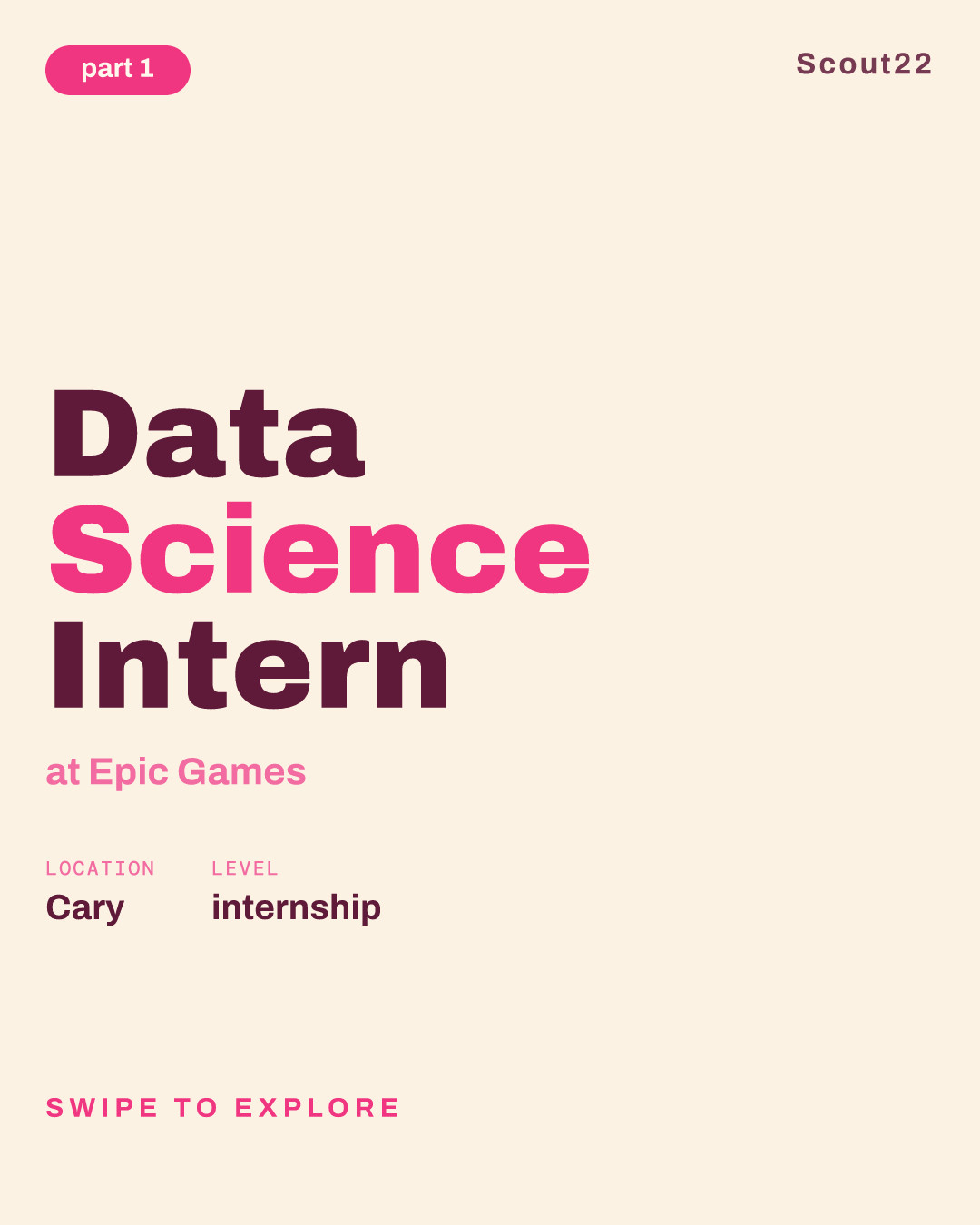 Data Science Intern at Epic Games