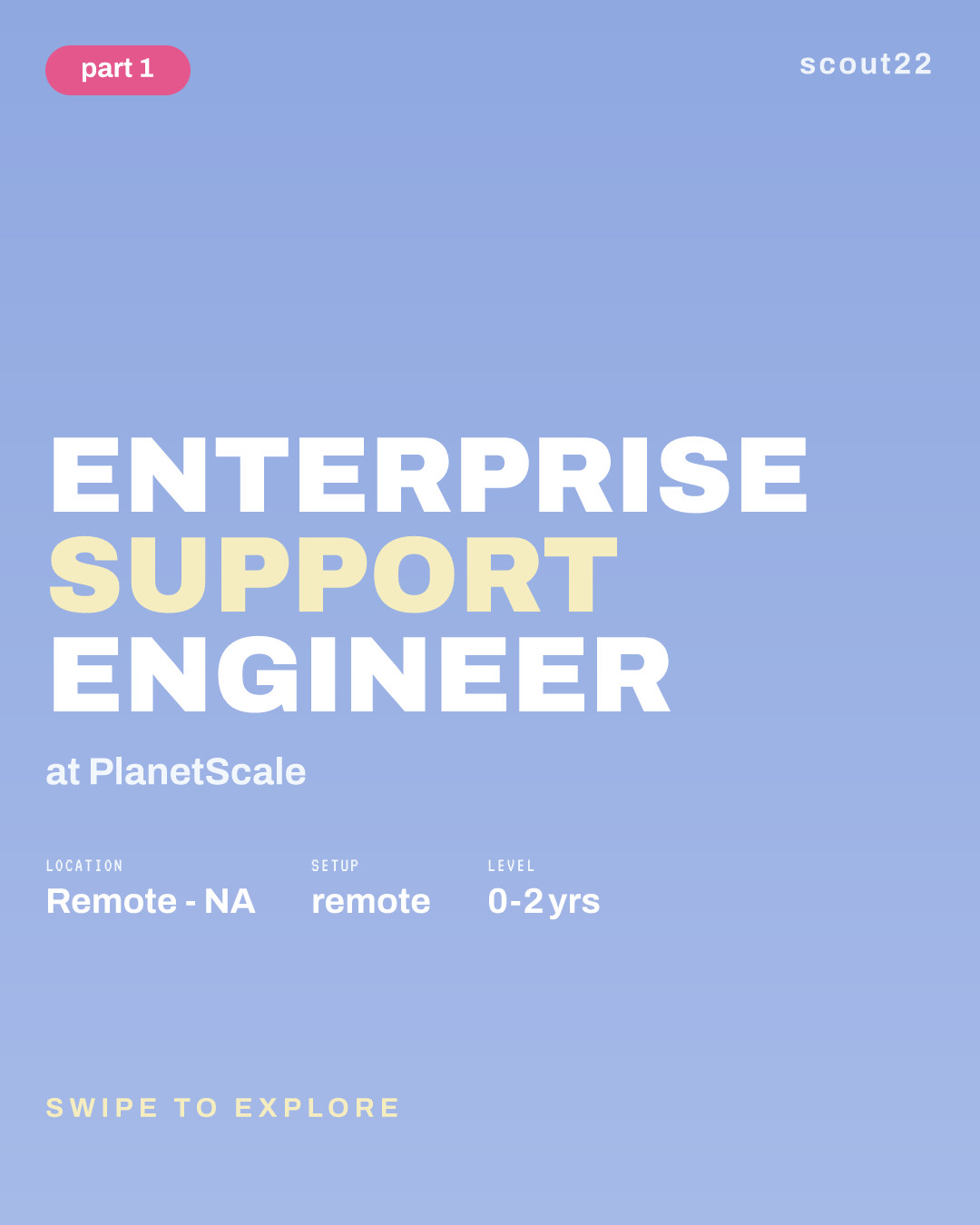Enterprise Support Engineer at PlanetScale