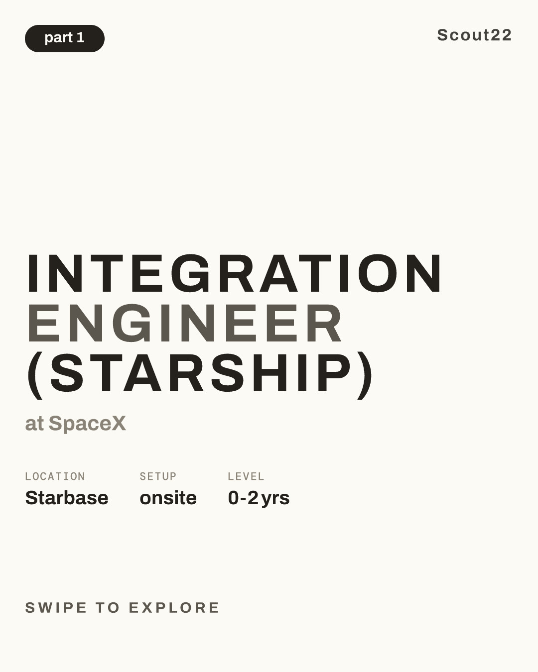 Integration Engineer (Starship) at SpaceX