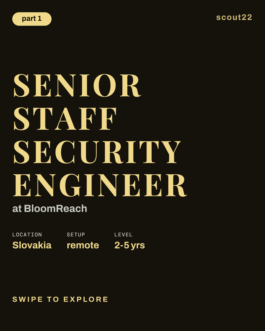 Senior Staff Security Engineer at BloomReach