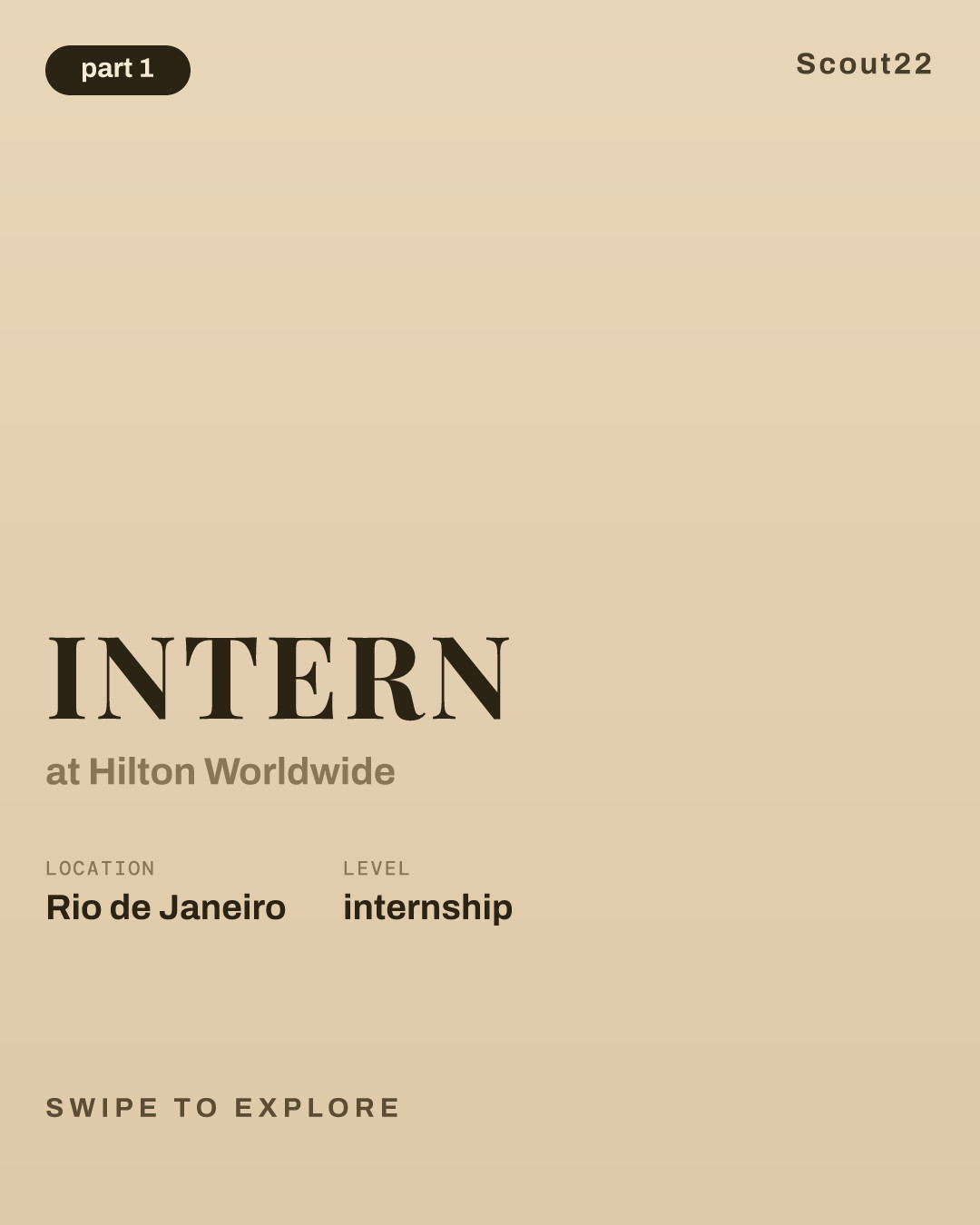Intern at Hilton Worldwide