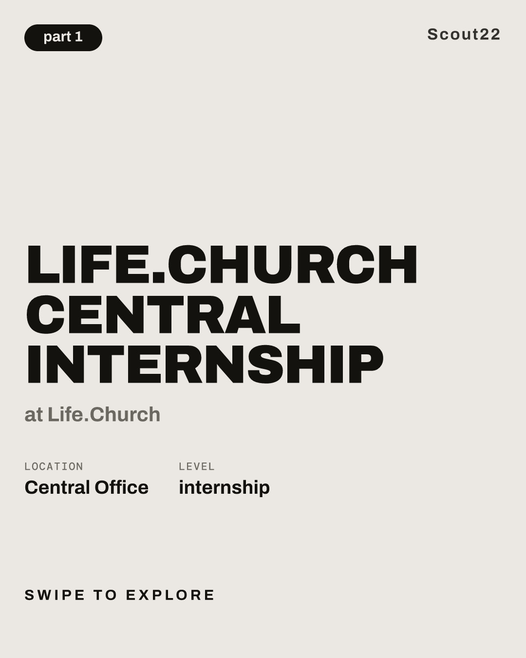 Life.Church Central Internship at Life.Church