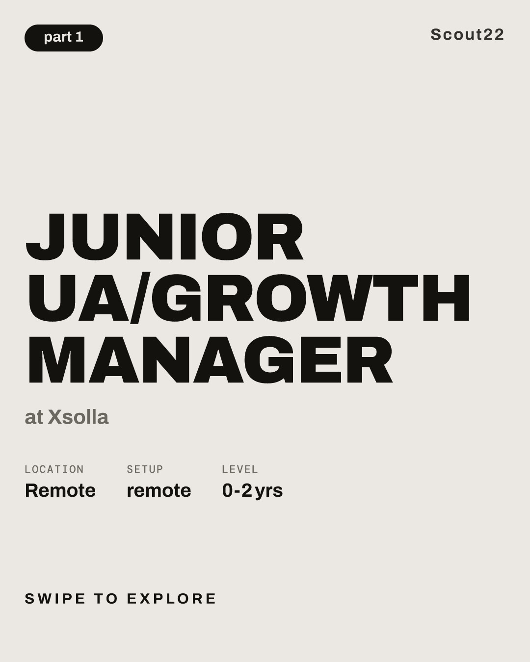 Junior UA/Growth Manager at Xsolla