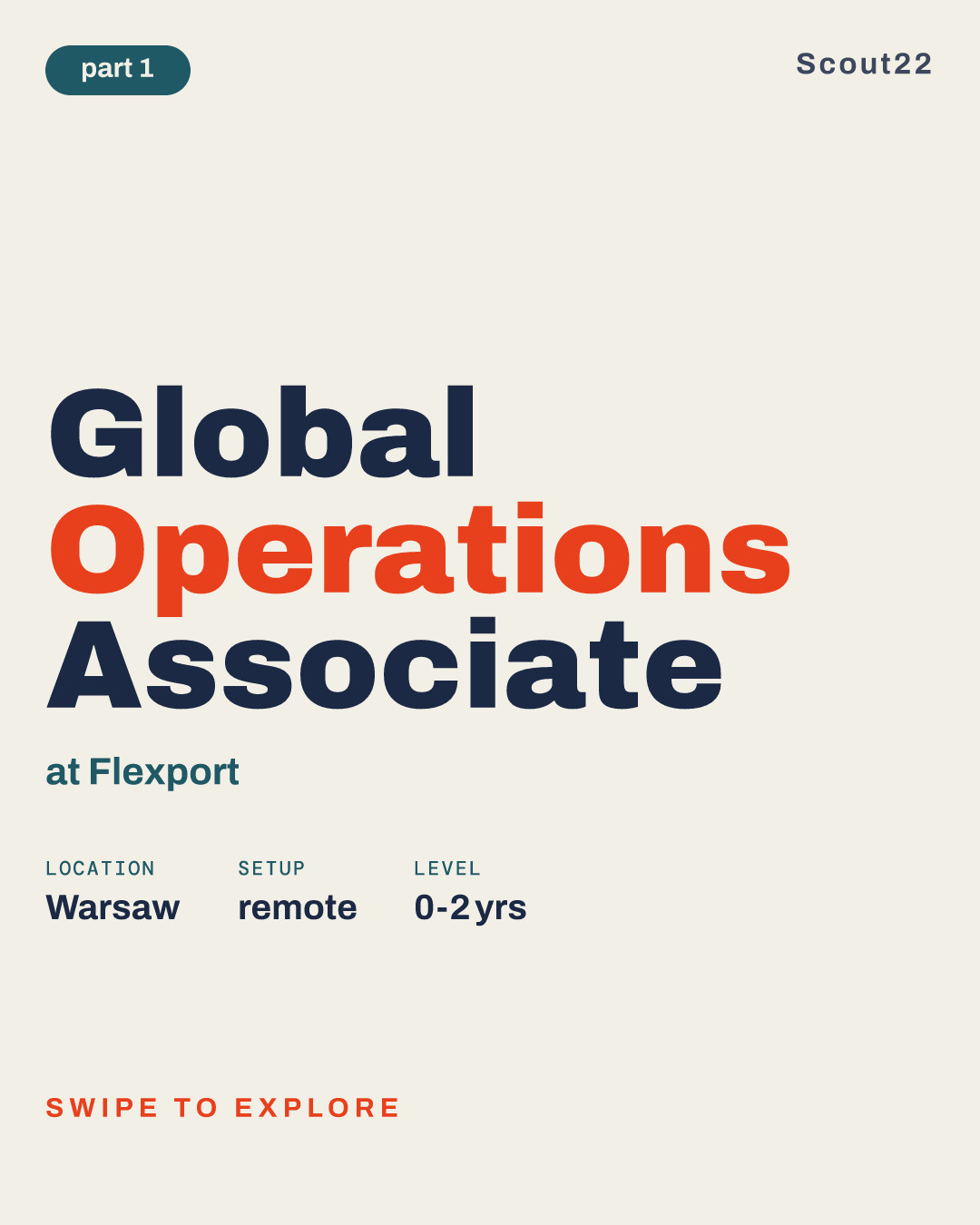 Global Operations Associate at Flexport