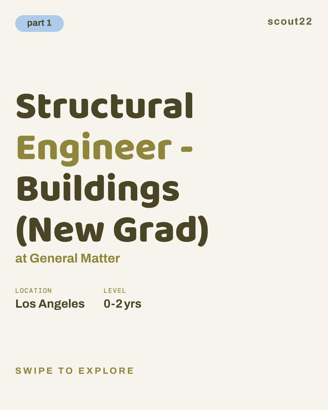 Structural Engineer - Buildings (New Grad) at General Matter
