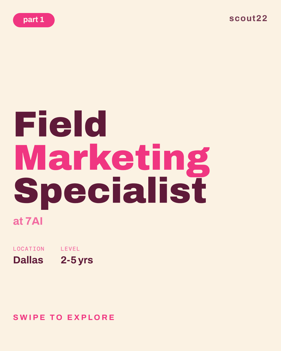 Field Marketing Specialist at 7AI