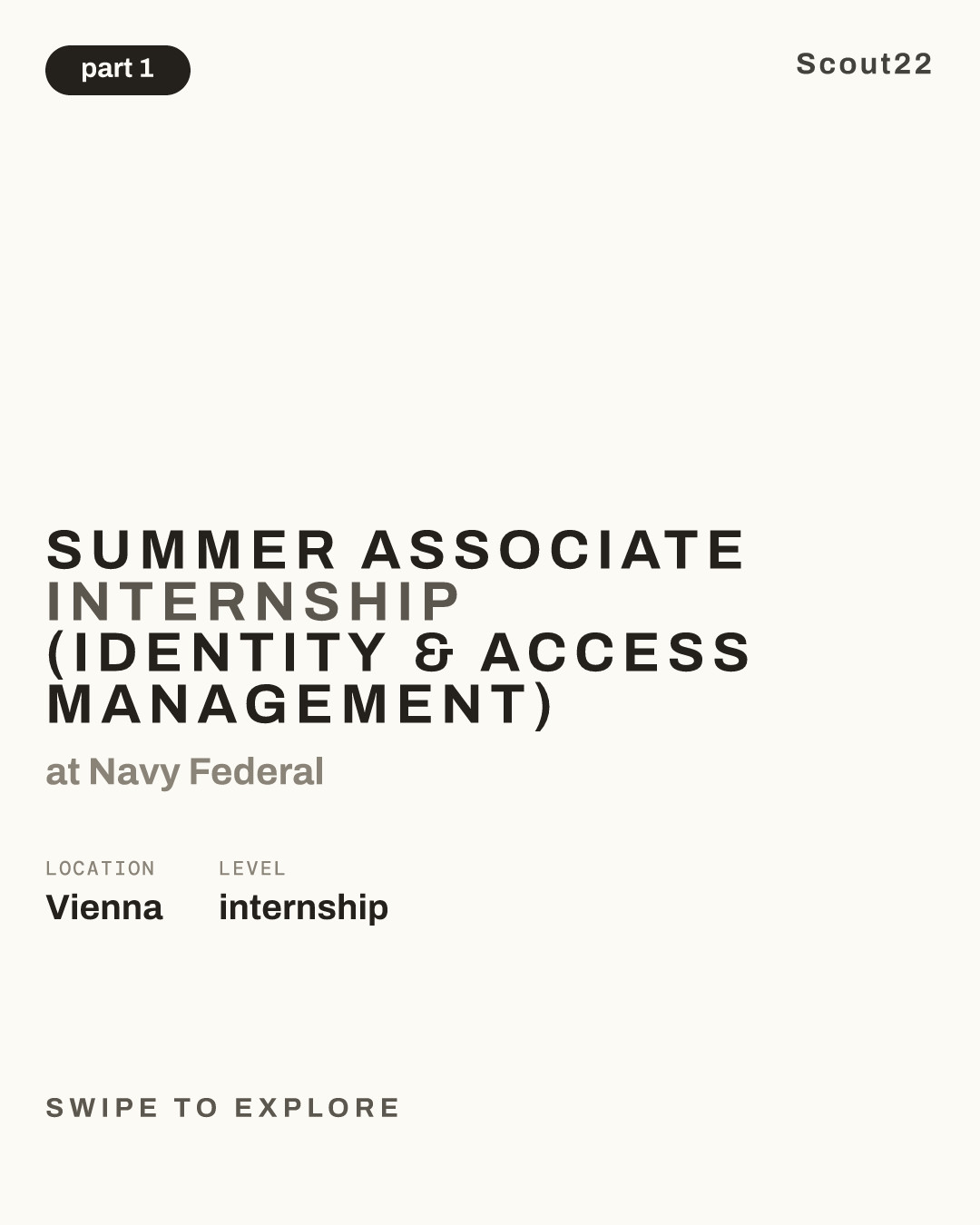 Summer Associate Internship (Identity & Access Management) at Navy Federal