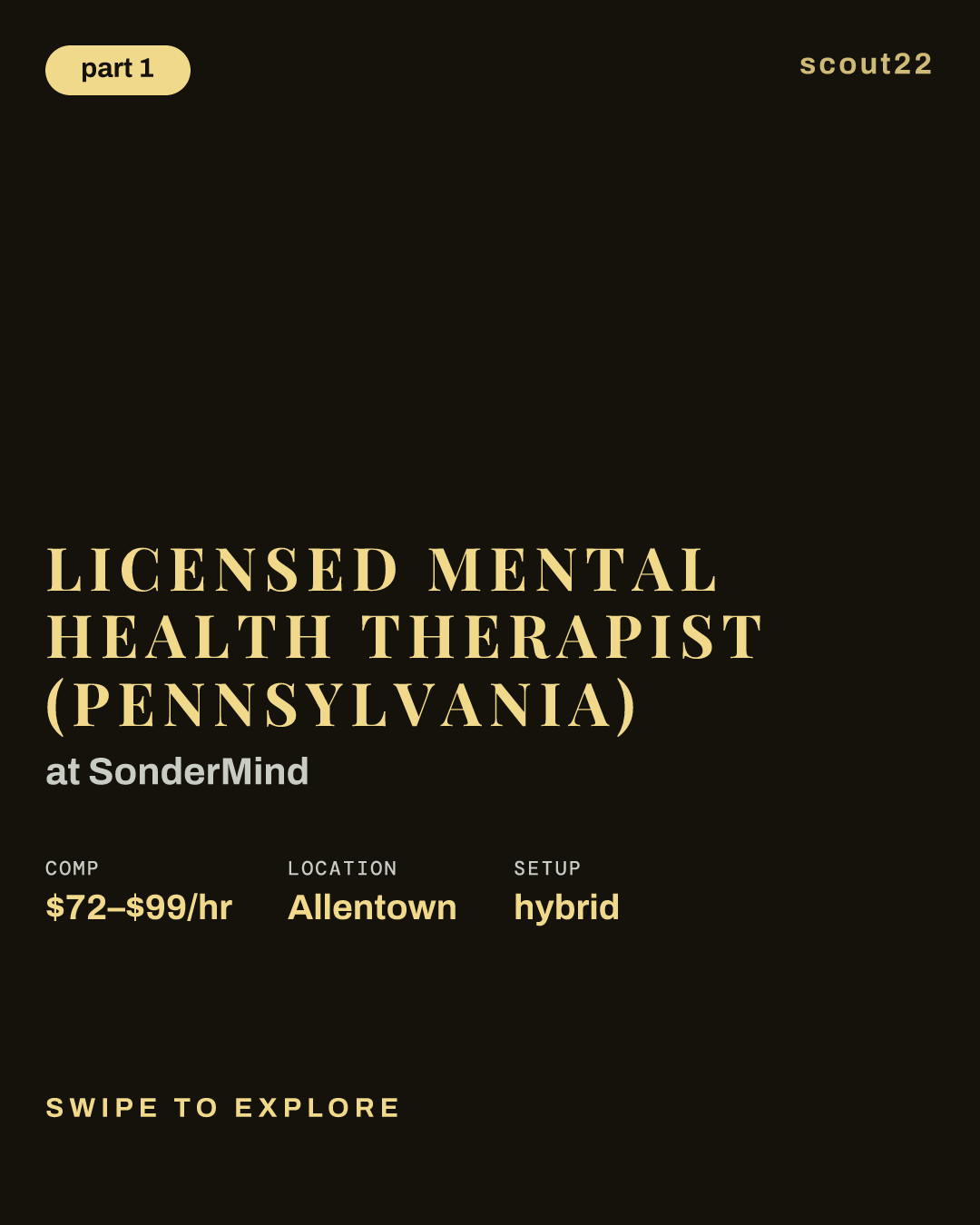 Licensed Mental Health Therapist (Pennsylvania) at SonderMind