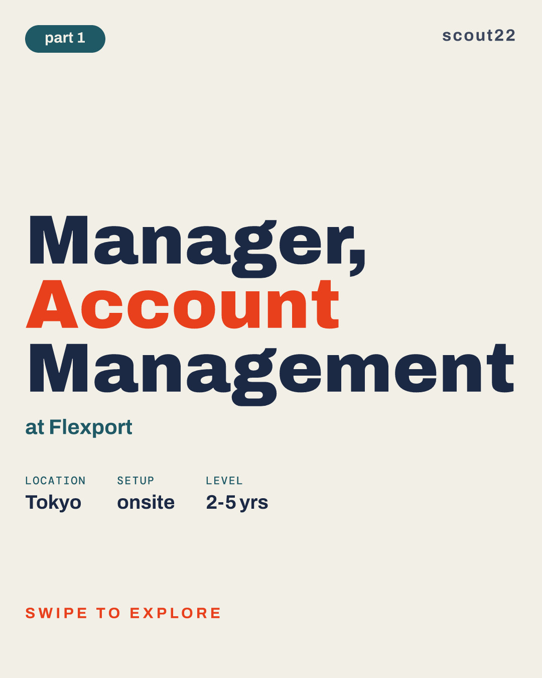 Manager, Account Management at Flexport