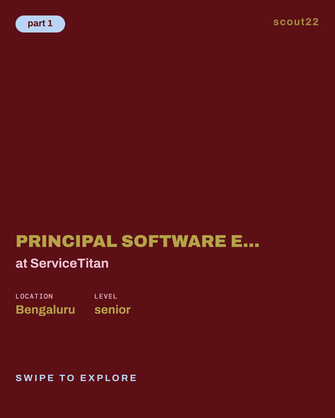 Principal Software Engineer, Data Platform at ServiceTitan