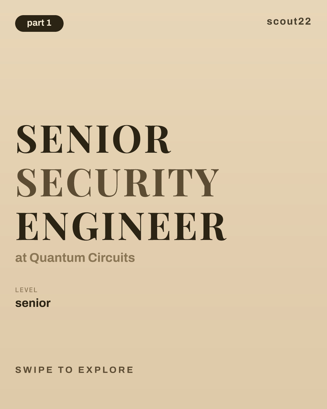 Senior Security Engineer at Quantum Circuits