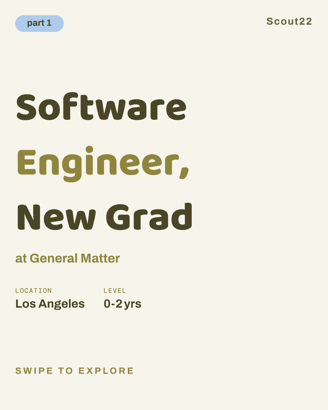 Software Engineer, New Grad at General Matter