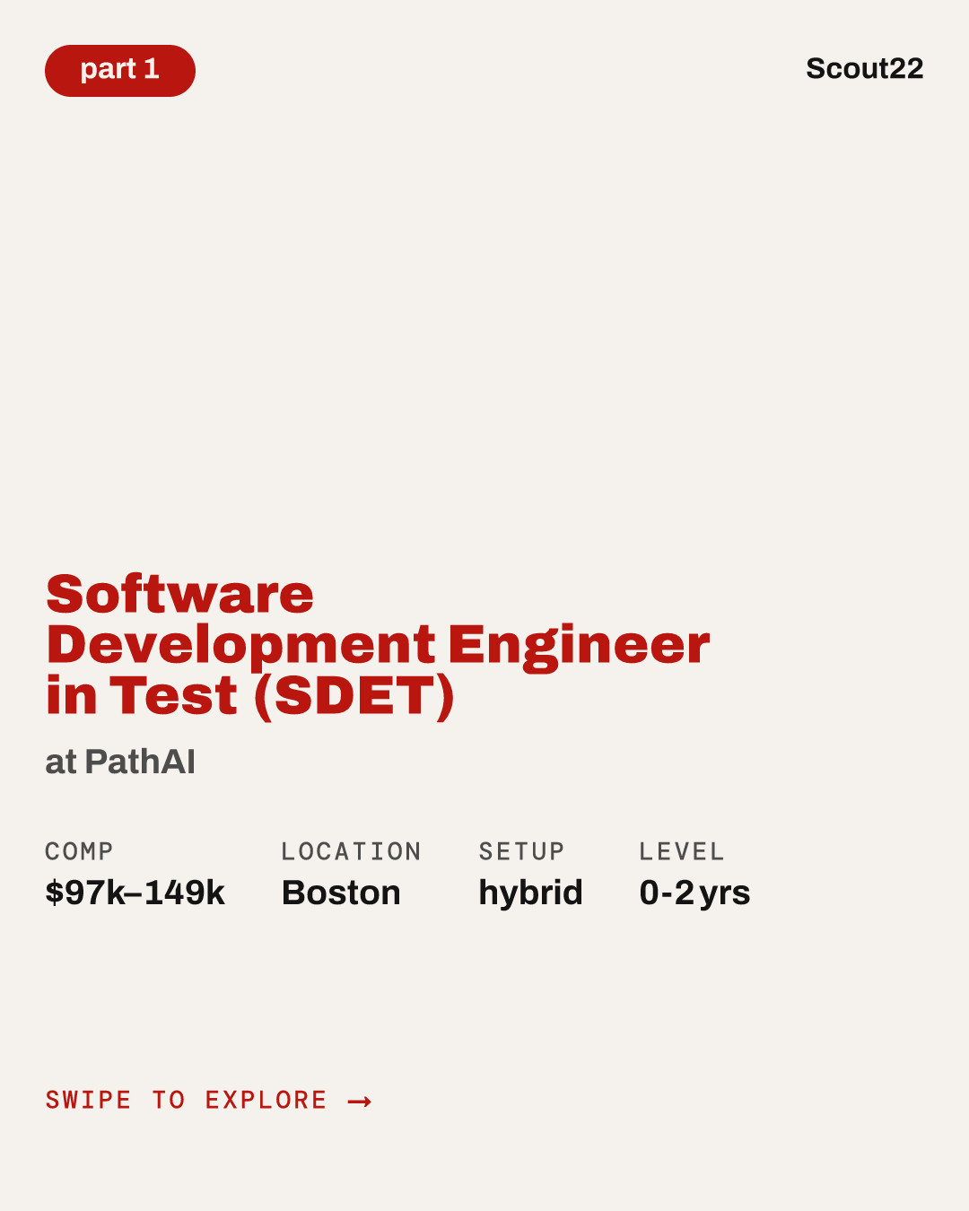 Software Development Engineer in Test (SDET) at PathAI