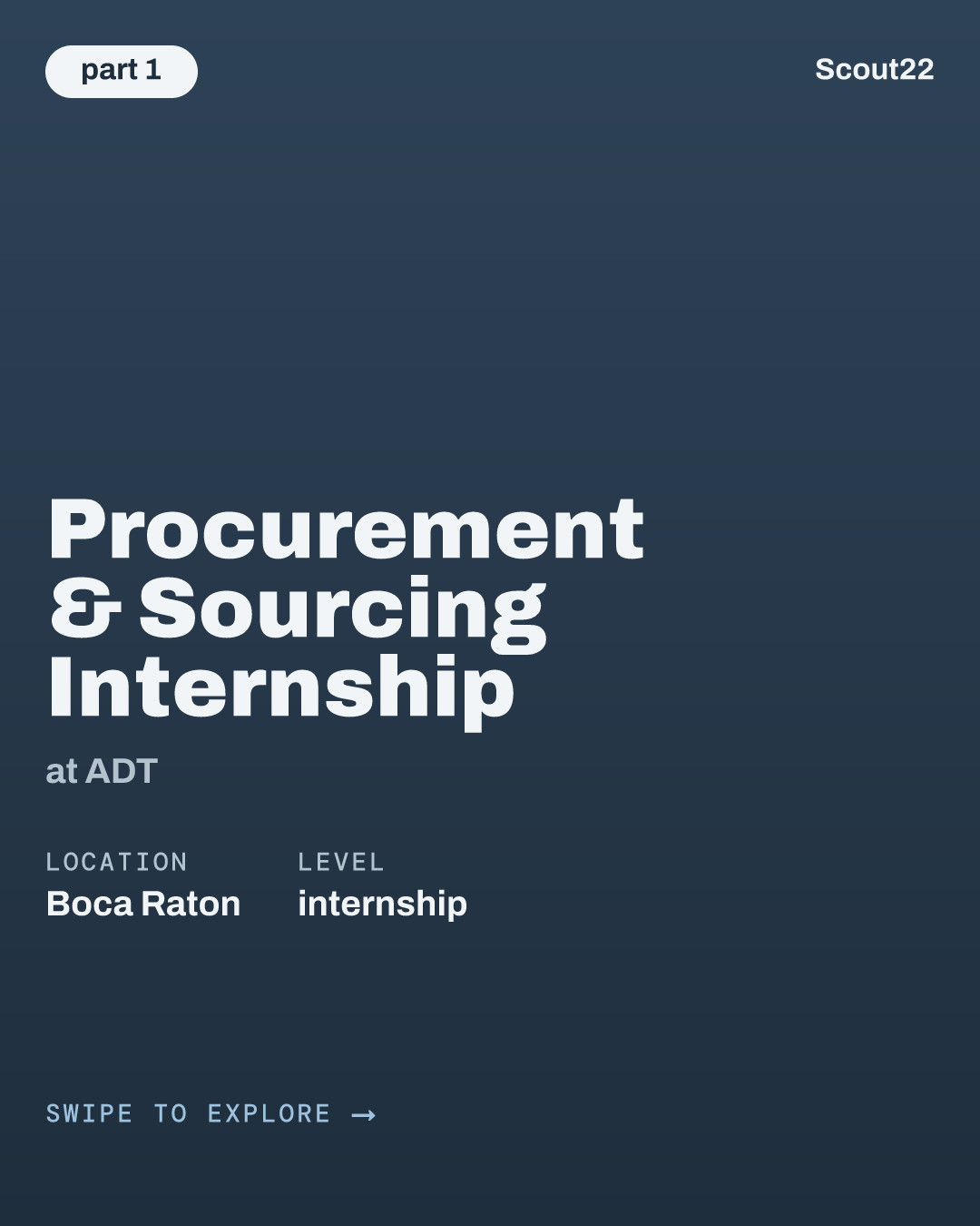 Procurement & Sourcing Internship at ADT