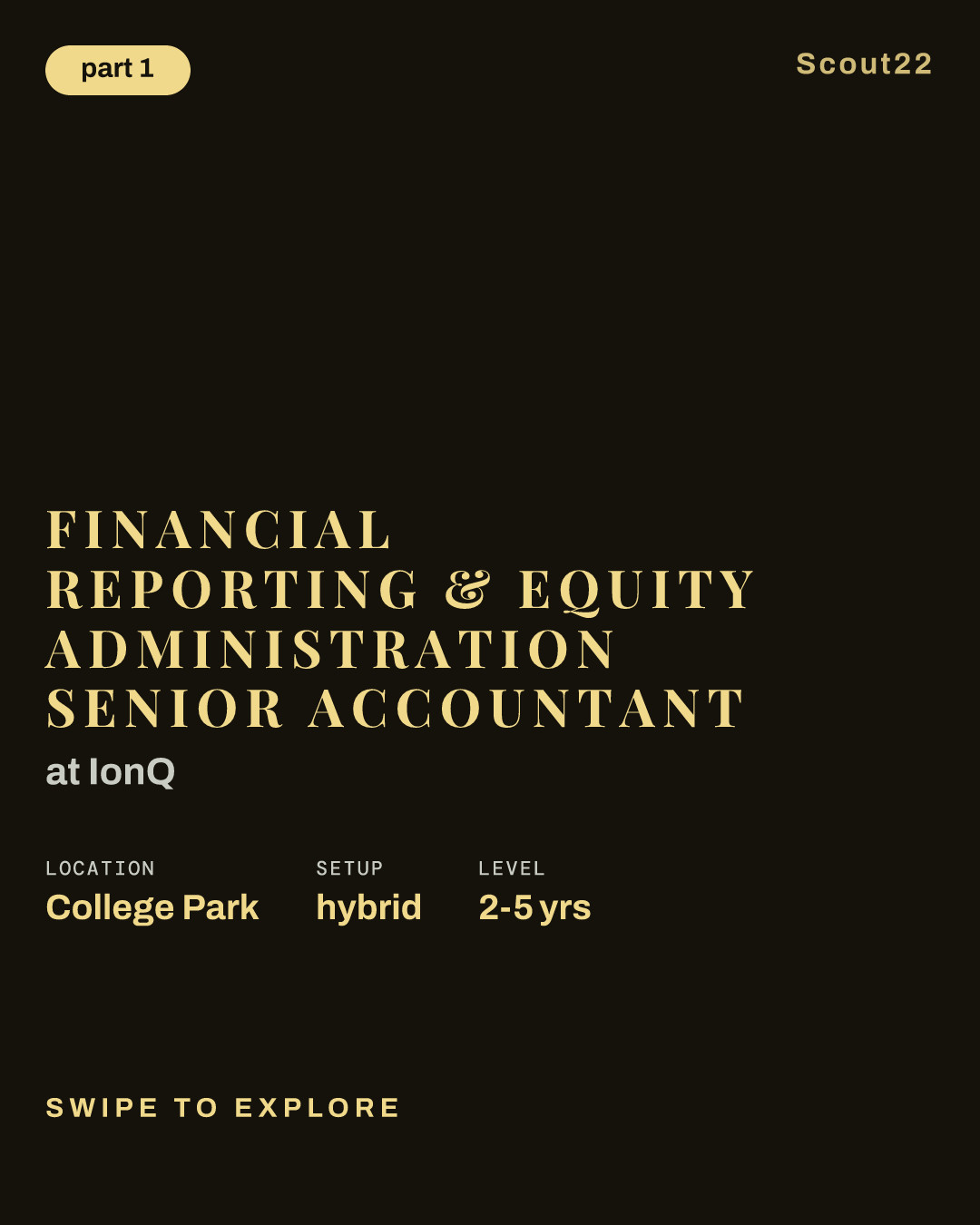 Financial Reporting & Equity Administration Senior Accountant at IonQ