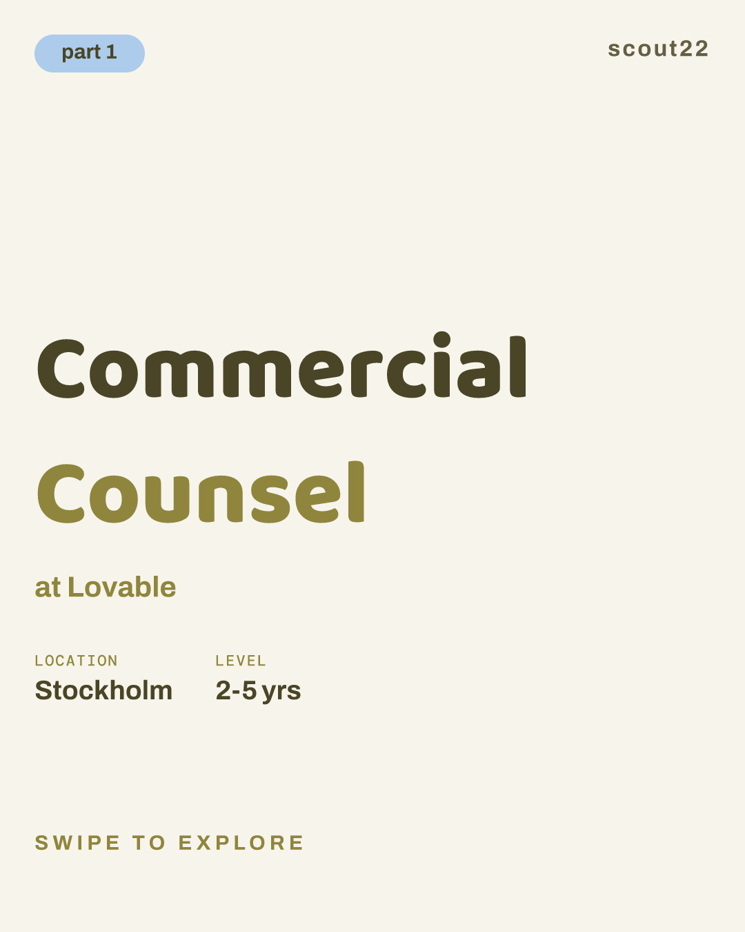Commercial Counsel at Lovable